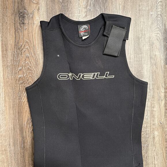 Vintage 90s O'Neill Swimsuit Men's XL Black Neoprene Sleeveless Surf 5527 - Picture 4 of 13